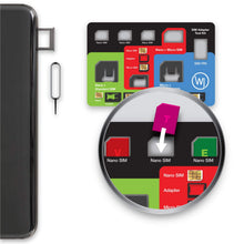 Carica l'immagine nel visualizzatore di Gallery, Wicked Chili, Set Adattatore per SIM 4 in 1 per Cellulare, Smartphone e