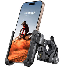 Carica l'immagine nel visualizzatore di Gallery, Lamicall Supporto Telefono Bicicletta [No Blocca Telecamera] 360° Rotazione