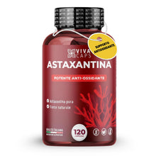Carica l'immagine nel visualizzatore di Gallery, Astaxantina pura alto dosaggio 8mg per dose giornaliera 120cps 1 al giorno