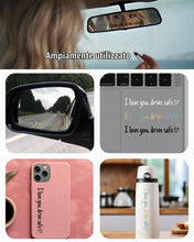 Carica l'immagine nel visualizzatore di Gallery, 4 Pezzi Passenger Adesivi Auto Divertenti "I love you,drive safe",Specchio Esterno Ti Amo,Sticker auto Adesivi in Vinile