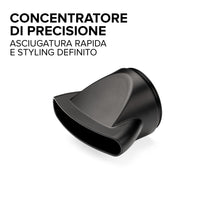 Carica l'immagine nel visualizzatore di Gallery, Bellissima Imetec B-Travel Asciugacapelli da Viaggio, Portatile e Compatto, 1400 Watt, Manico Pieghevole, Concentratore 