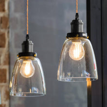 Carica l'immagine nel visualizzatore di Gallery, 2 Pezzi E27 Cavo Lampada Vintage a Sospensione, Lampada a Sospensione Vintage con Spina, Lampada a Sospensione con Spina