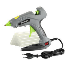 Carica l'immagine nel visualizzatore di Gallery, WORKPRO Pistola per colla calda 60 W con 20 bastoncini di colla 11 x 100 mm, pistola per colla elettrica di riscaldament