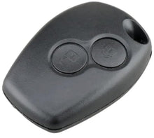 Carica l'immagine nel visualizzatore di Gallery, OGGIPRO Guscio per chiave con 2 pulsanti, senza chiave meccanica, compatibile con Renault Dacia Logan, Sandero, Duster, 
