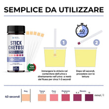 Carica l'immagine nel visualizzatore di Gallery, Detox Organica Stick chetoni urine – 100 strisce reattive