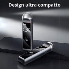 Carica l'immagine nel visualizzatore di Gallery, domyno Etilometro Portatile Alcol Test con Display LCD Tascabile Carica USB Alta precisione Certificato CE
