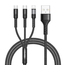Carica l'immagine nel visualizzatore di Gallery, RAVIAD Multi Cavo di Ricarica 3 in 1 Multiplo Cavetto Micro USB C 1.26M