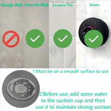 Carica l'immagine nel visualizzatore di Gallery, Cassa Doccia Bluetooth Altoparlante Bagno Bluetooth Impermeabile con Ventosa Shower Speaker Bluetooth con Luce RGB Stere
