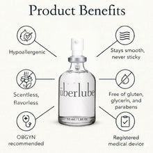 Carica l'immagine nel visualizzatore di Gallery, Lubrificante Intimo Überlube Luxury | Lubrificante al Silicone Naturale con Vitamina E Latex-Safe | Inodore, Insapore, Z