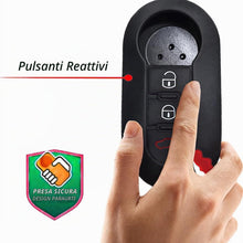 Carica l'immagine nel visualizzatore di Gallery, FIAT - Protezione in silicone per telecomando chiave FIAT - FIAT 500 - PANDA (DAL 2012) - BRAVO - PUNTO - 500L - LANCIA 