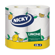 Carica l'immagine nel visualizzatore di Gallery, Nicky Limone, 2 Rotoli di Carta Cucina a 2 Veli