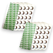 Carica l'immagine nel visualizzatore di Gallery, Pastiglie di ricambio per tester piscina 100 pezzi | 50x DPD1 cloro libero/bromo + 50x Phenol Red pH | Pastiglie Rapid p