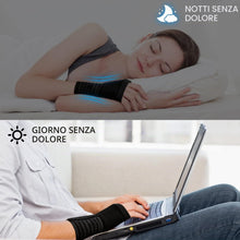 Carica l'immagine nel visualizzatore di Gallery, AOOWU Fascia da Polso, 2 pezzi Supporto Polso Elastica Ambidestra, Tutore Tunnel Carpale, Tutore Polso per Dolori Artico