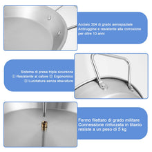 Carica l'immagine nel visualizzatore di Gallery, Spiedo verticale in acciaio inox, set di spiedini da kebab con 5 spiedini intercambiabili e vassoio di raccolta per gyro