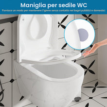 Carica l'immagine nel visualizzatore di Gallery, Sedile WC Forma D con Riduttore Bambini e Chiusura Rallentata