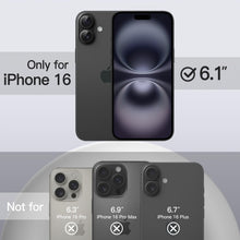 Carica l'immagine nel visualizzatore di Gallery, JETech Cover Magnetica Silicone per iPhone 16, Nero