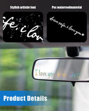 Carica l'immagine nel visualizzatore di Gallery, 4 Pezzi Passenger Adesivi Auto Divertenti "I love you,drive safe",Specchio Esterno Ti Amo,Sticker auto Adesivi in Vinile