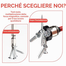 Carica l'immagine nel visualizzatore di Gallery, Set di 4 punte magnetiche PH2 da 1/4", punta cacciavite a posizionamento per gesso e pareti a secco, Regolazione Profond