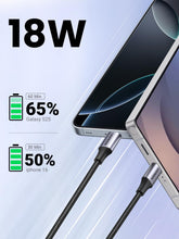 Carica l'immagine nel visualizzatore di Gallery, UGREEN Cavo USB C Type-C Ricarica Rapida 3A QC3.0 480Mbps (0.5M,1 Pezzo)