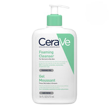 Carica l'immagine nel visualizzatore di Gallery, Schiuma Detergente Viso 473ml con Ceramidi, Niacinamide e Acido Ialuronico - Ipoallergenica e Senza Profumo per una Pell