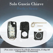 Carica l'immagine nel visualizzatore di Gallery, SUPALAND Guscio Chiave di Ricambio a 3 Tasti Per Telecomando Auto Con Lama Compatibile con VW Polo Golf Eos MK6 Beetle P