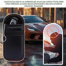 Carica l'immagine nel visualizzatore di Gallery, Confezione da 2 custodia protettiva per keyless, per bloccare il segnale delle chiavi dell'auto,tasche per chiave auto, 