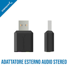 Carica l'immagine nel visualizzatore di Gallery, SABRENT Scheda Audio USB Esterna, Adattatore Audio Presa USB a Jack 3,5mm per Cuffie Microfono Casse Stereo, Compatibile