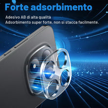Carica l'immagine nel visualizzatore di Gallery, Lemxiee 3 Pezzi Pellicola Protezione Fotocamera per Xiaomi Redmi Note 15 5G &amp; POCO M8 5G Vetro Temperato