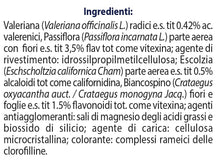 Carica l'immagine nel visualizzatore di Gallery, ESI - Erbe della Notte Activ, Integratore Alimentare, a Base di Valeriana, Passiflora, Escolzia e Biancospino, Senza Glu