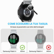 Carica l'immagine nel visualizzatore di Gallery, OFFCUP 2 Pezzi Cover per Samsung Galaxy Watch 4 40mm, Custodia Rigida HD