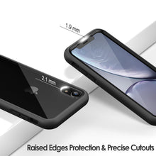 Carica l'immagine nel visualizzatore di Gallery, JETech Cover per iPhone XR, Protezione 360°, Nero