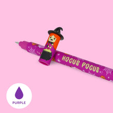 Carica l'immagine nel visualizzatore di Gallery, Legami - Set di 3 Penne Gel Cancellabili, The Boo Crew, Penne con Inchiostro Cancellabile Termosensibile, Nero, Viola, Rosso, Erasable Pen Halloween, Cancella Senza Consumare il Foglio