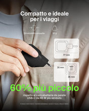 Carica l'immagine nel visualizzatore di Gallery, Belkin Caricatore da parete compatto da 45 W, ricarica rapida USB-C Power Delivery per Apple iPhone 16, 16 Plus, 16 Pro,