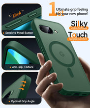 Carica l'immagine nel visualizzatore di Gallery, CANSHN Magnetica Cover per Google Pixel 10a (6.3 Pollici), [Protezione Completa Della Fotocamera] Custodia Traslucida Op
