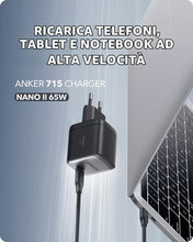 Carica l'immagine nel visualizzatore di Gallery, Anker Nano II Caricatore USB C GaN II 65W, PPS, Compatto per MacBook