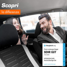 Carica l'immagine nel visualizzatore di Gallery, Upgrade4cars Coprisedili Set Anteriori Bianco Universale Auto Accessori
