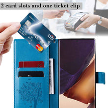 Carica l'immagine nel visualizzatore di Gallery, GOKEN Cover per Oppo A16 / Oppo A54s / Oppo A16s, Custodia Flip TPU/PU Portafoglio Pelle con Stand/Carte Slot, Chiusura 