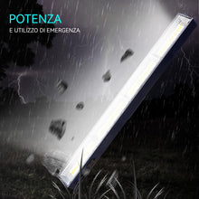 Carica l'immagine nel visualizzatore di Gallery, LETOUR Lampada da Lavoro LED Ricaricabile 165 LED, 5000mAh con Magnete e Gancio, Luminosità Regolabile Lampada Officina 