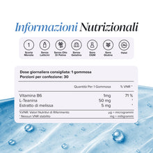 Carica l'immagine nel visualizzatore di Gallery, L-Teanina Bambini Gommose | 50 mg di L-Teanina | 30 Gommose | Novomins