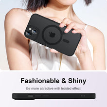 Carica l'immagine nel visualizzatore di Gallery, YLK Cover Magnetic per iPhone 14, Custodia Protettiva Completa con Magsafe,Traslucida Opaca Posteriore Sottile Antiurto 