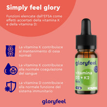 Carica l'immagine nel visualizzatore di Gallery, Vitamina D3 Bambini, D3 K2 Gocce, Eletto PRODOTTO DELL'ANNO 2025, Integratore Vitamina D3 500 U.I. vegetale da Licheni +