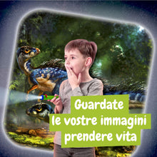 Carica l'immagine nel visualizzatore di Gallery, Science4you Proiettore Torcia Dinosauro per Bambini 4+ Anni - Giochi Dinosauri includi 24 Immagini e Poster Dinosauri, P
