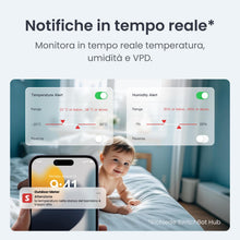 Carica l'immagine nel visualizzatore di Gallery, SwitchBot Termometro igrometro per interni ed esterni, termometro Bluetooth per esterni, misuratore di umidità dell'aria