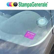 Carica l'immagine nel visualizzatore di Gallery, StampaGenerale® - 4 Adesivi EasyPark in PVC Compatti e Resistenti Perfetti per Chi Usa l’App di Parcheggio Facili da App