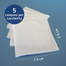 Carica l'immagine nel visualizzatore di Gallery, ABENA Garze Sterili 7,5 x 7,5 cm (125 pz) Tessuto Non Tessuto
