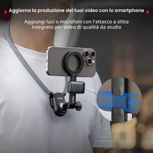 Carica l'immagine nel visualizzatore di Gallery, SMALLRIG Supporto Magnetico da Collo per Telefono, Supporto da Collo per Telefono POV/Vlog, Capacità Massima 300 g, Supp