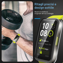 Carica l'immagine nel visualizzatore di Gallery, iVoler 3 Pezzi Cover e Pellicola Protettiva per Huawei Band 10 / Huawei Band 9 / Huawei Band 8, Copertura Completa Custo