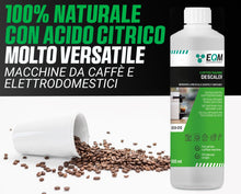 Carica l'immagine nel visualizzatore di Gallery, EQM- ECO-212 - Decalcificante Macchina Caffè 500ML - Anticalcare Universale