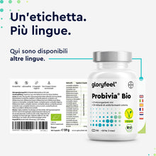 Carica l'immagine nel visualizzatore di Gallery, Fermenti Lattici Probiotici Bio,180 Capsule, con 21 Ceppi Batterici Vivi e Inulina Bio, 20 Miliardi CFU, Favorisce l'equ