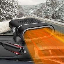Carica l'immagine nel visualizzatore di Gallery, Riscaldatore per Auto 12 V 200 W – Sbrinatore e Antiappannante Portatile Girevole A 360° con Presa Accendisigari, Riscal